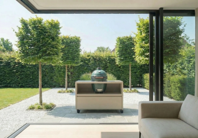 Core kamado buitenkeuken verrijdbaar