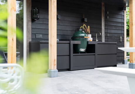 Cuisine extérieure moderne avec chariot Carrier Veenendaal