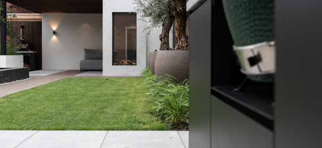 Luxuriöse Design-Außenküche