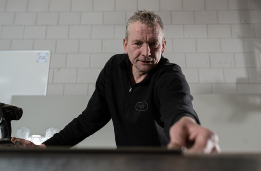 Produktion einer maßgeschneiderten Outdoor-Küche