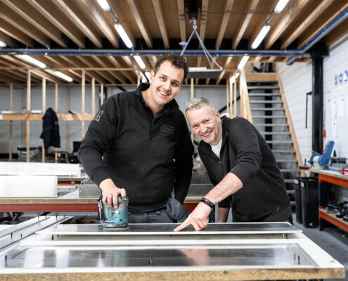 Eigenproduktion und Montageteam