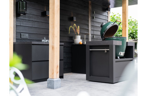 Cuisine extérieure robuste avec module mobile