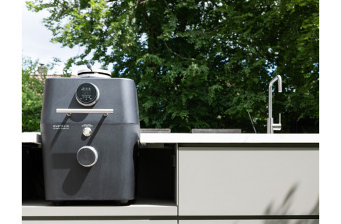 Complete Gooische buitenkeuken in exclusieve landschapstuin