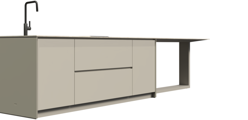 Real outdoor kitchen