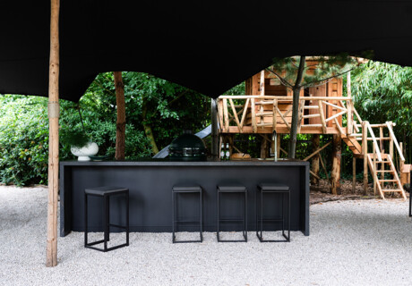 Complete buitenkeuken op dakterras in Den Bosch